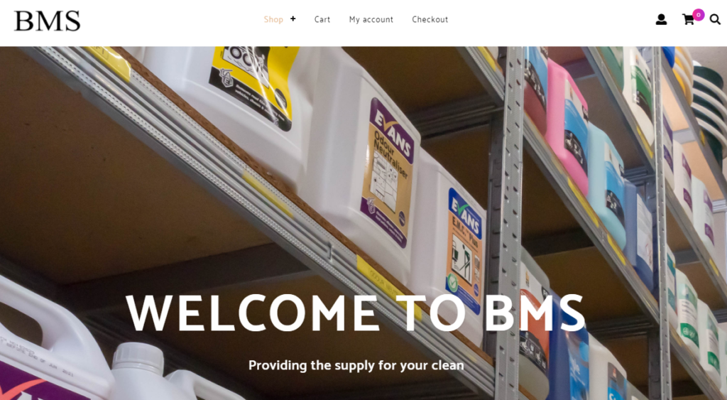 BMS Website screen shot